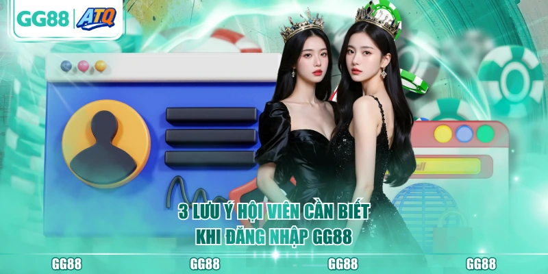 3 lưu ý hội viên cần biết khi đăng nhập GG88
