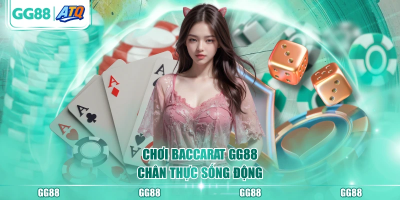 Chơi Baccarat GG88 chân thực sống động
